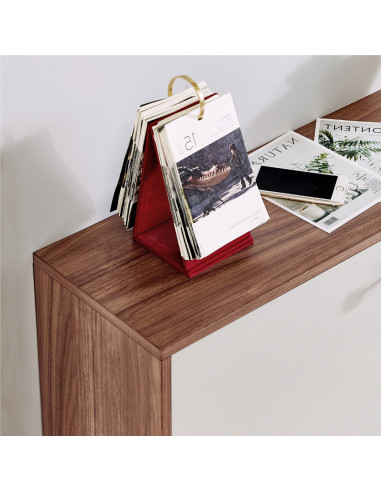 Zapatero Madison 3 Cajones Café-Blanco - Mueble Organizador