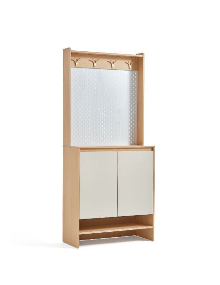 Zapatero multiuso Nayla blanco madera