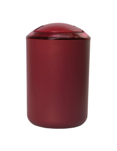 Papelero plático burdeo 3L