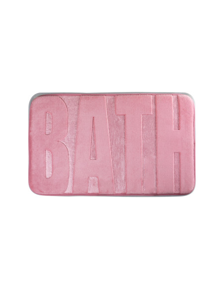 Piso de baño Bath rosado 75x45cm