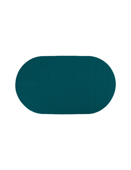 Antideslizante tina turquesa 68x38cm