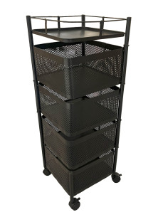 Carro organizador 4 canastos 2