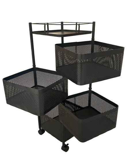 Carro organizador 4 canastos