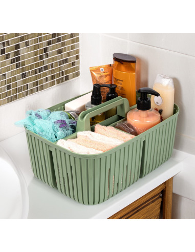 Canasto Organizador Plástico 22,3x31,2x15,5cm - Ordenar Cocina