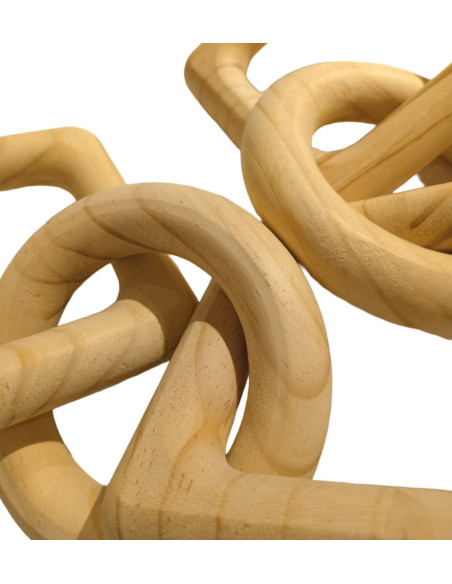 Cadena madera cuadrada 12x49 Natural