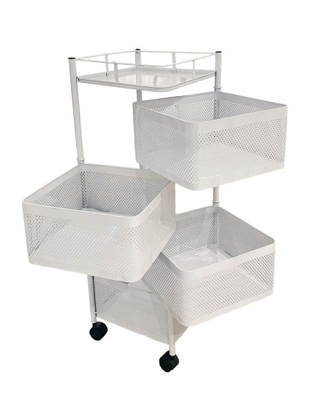 Carro organizador 4 canastos