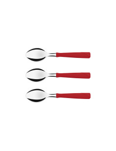 Cucharas de té rojo set de 3 23167/370