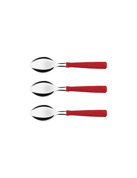 Cucharas de té rojo set de 3 23167/370