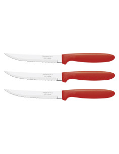 Cuchillos asado rojo set de 3 23360/375