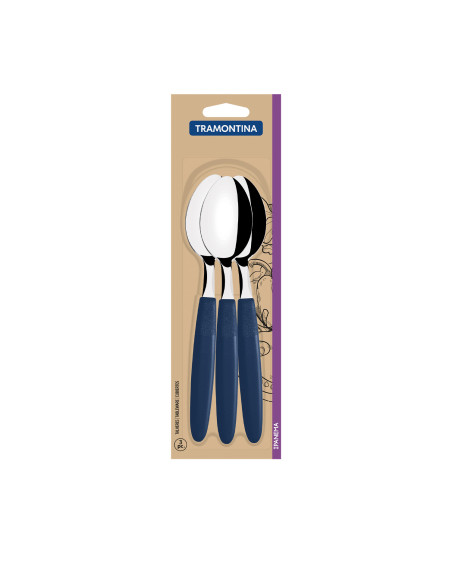 Cucharas de mesa azul set de 3 23363/310