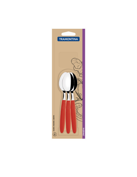 Cucharas de té rojo set de 3 23367/370
