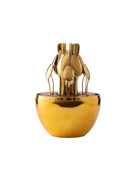 Juego de cubiertos 24 pzas acero inox HD