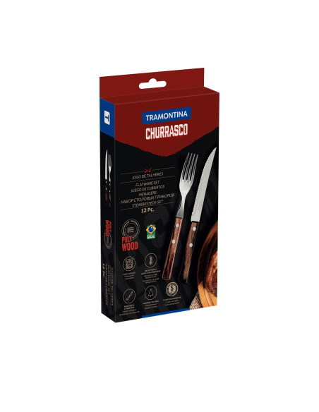 Cubiertos para asado set de 12 21199/911