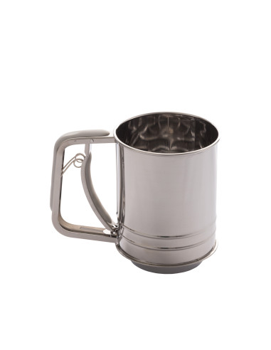 Cernidor de Harina de Metal - Utensilio de Repostería