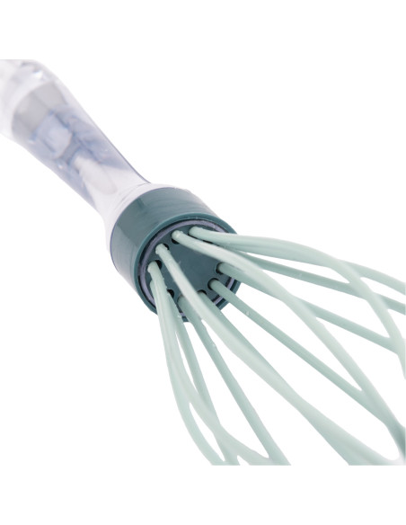 Batidor manual acrílico y silicona 24cm