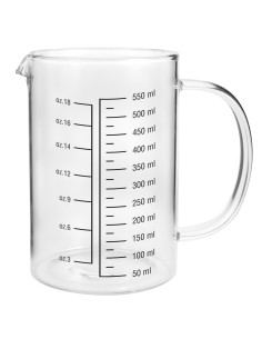 Jarra vidrio con medidas 660ml