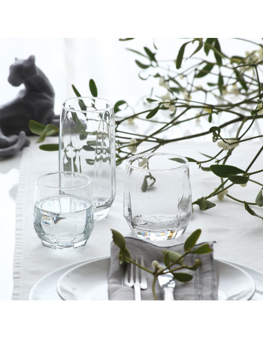 Vaso Largo 390ml Set de 6 - Elegante y Moderno