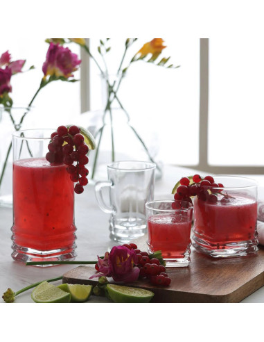 Vaso De Whisky Set De 6 - Diseño Único y Resistente