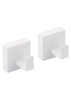 Set 2 ganchos adh. plásticos