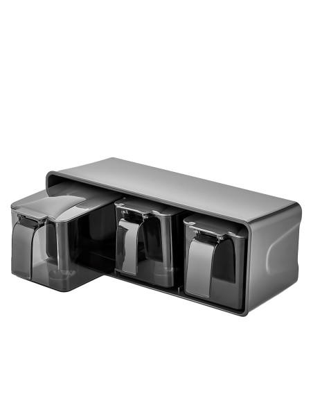 Set 3 especieros con cuchara 27x12x10cm