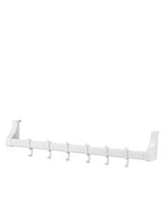 Perchero plástico 57cm con 6 ganchos
