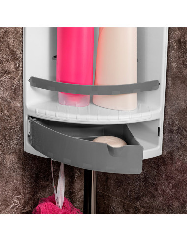 Organizador plástico esquina 29x18x41cm