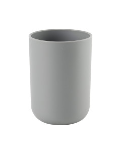 Vaso plástico gris 7,5x10,3cm
