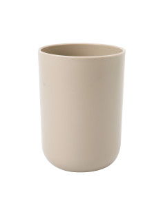 Vaso plástico beige 6,5x10cm