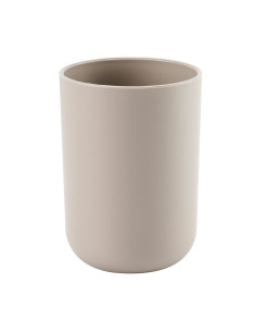 Vaso plástico beige 7,5x10,3cm