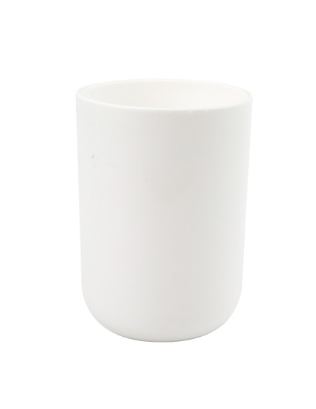 Vaso plástico blanco 6,5x10cm