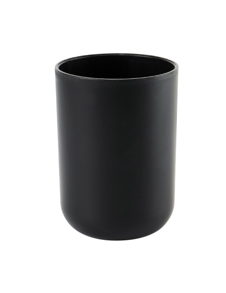 Vaso plástico negro 7,5x10,3cm