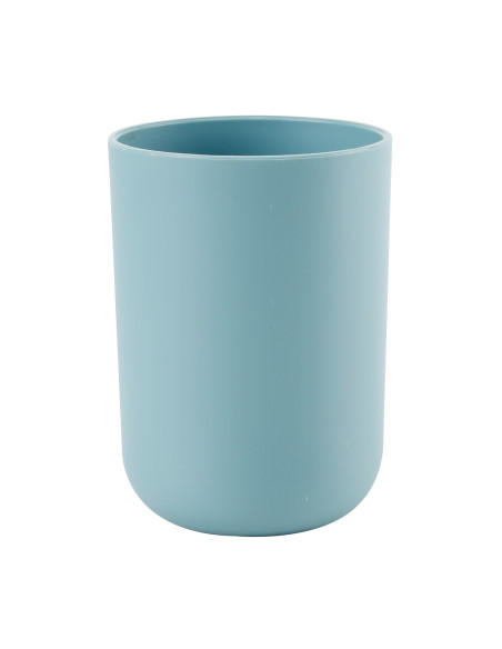 Vaso plástico celeste 7,5x10,3cm