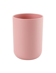 Vaso plástico rosado 7,5x10,3cm