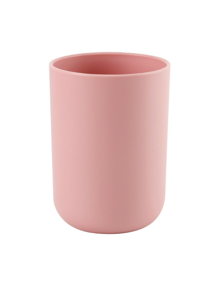 Vaso plástico rosado 7,5x10,3cm