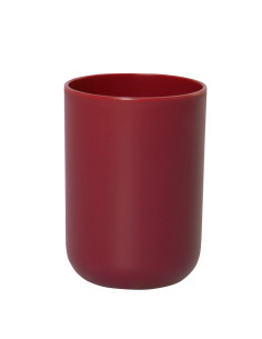 Vaso plástico burdeo 6,5x10cm