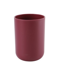 Vaso plástico burdeo 7,5x10,3cm