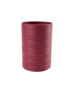 Vaso plástico estriado turquesa