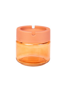 Cenicero de vidrio ocre 300ml