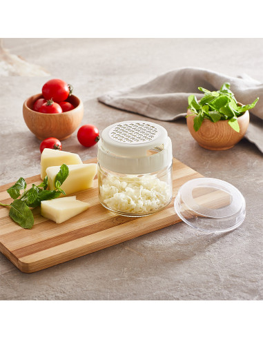 Rallador con Contenedor de Vidrio 300cc - Accesorios Cocina