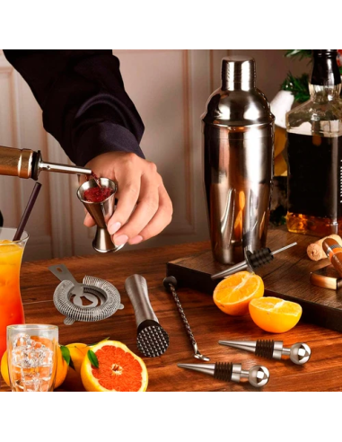 Set Cocktail 10 Piezas - Accesorios Cocina Profesionales