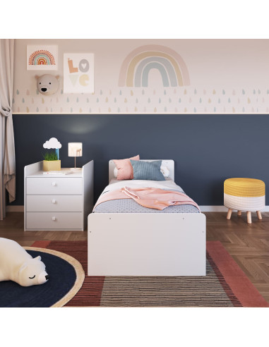 Cama Cuna Multifuncional Blanco - Elegante y Funcional