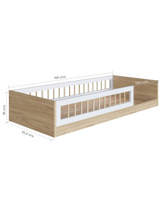Cama Montessori Affeto 190x90cm 2