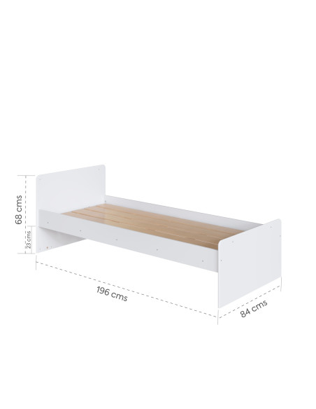 Cama Cuna Multifuncional blanco