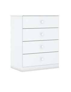 Cómoda Laberinto blanco 4 cajones