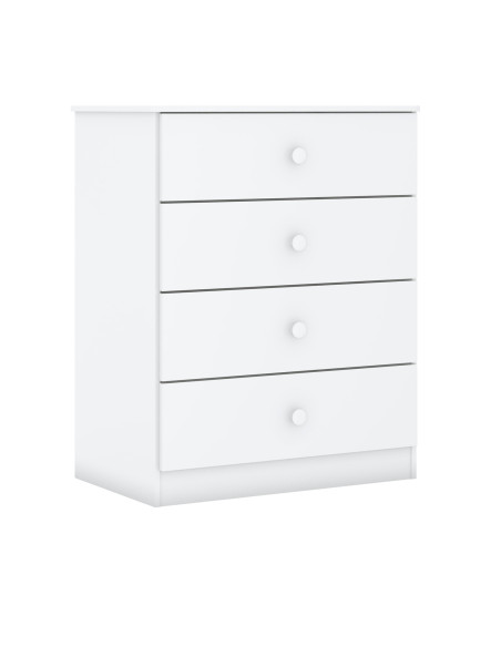Cómoda Laberinto blanco 4 cajones