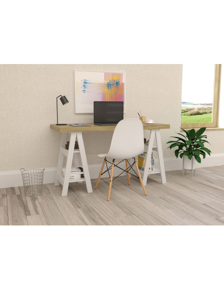 Escritorio Art II 135x60x75 blanco