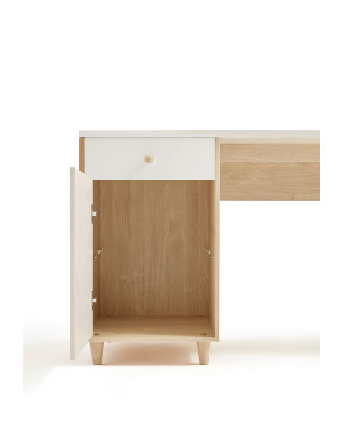 Escritorio Azores 120x59x75 Blanco - Mueble Moderno Home Office