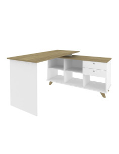 Escritorio Gold 145x128x75 blanco