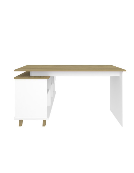 Escritorio Gold 145x128x75 blanco