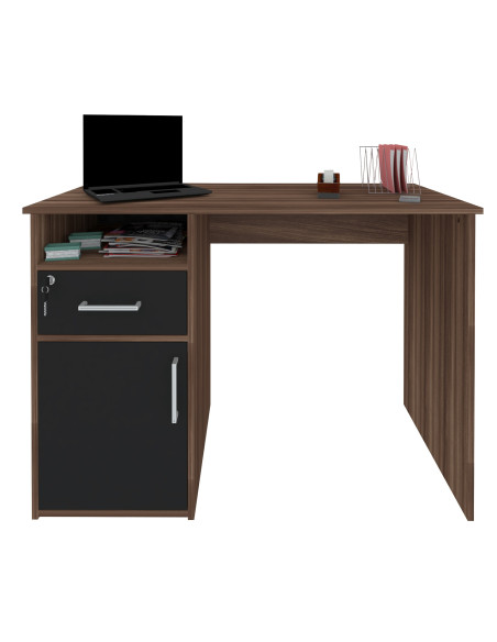 Escritorio Hall 110x48x75 café negro